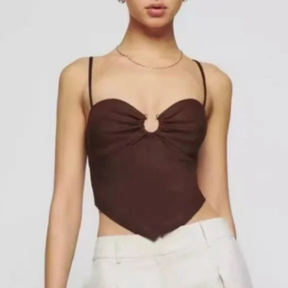 Reformation Sansa Linen Top - Picture 2 of 5